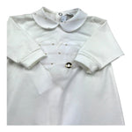 I Delfi Tutina Manica Lunga Tinta Unita per Neonata 25P5100 BIANCO I DELFI 