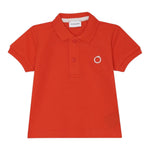 Trussardi Polo Mezza Manica Tinta Unita con Stampa per Neonato TIP23070PO ROSSO TRUSSARDI 