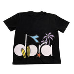 Diadora T-Shirt Girocollo Tinta Unita con Logo per Bambino S4DIBBTH085J NERO DIADORA 