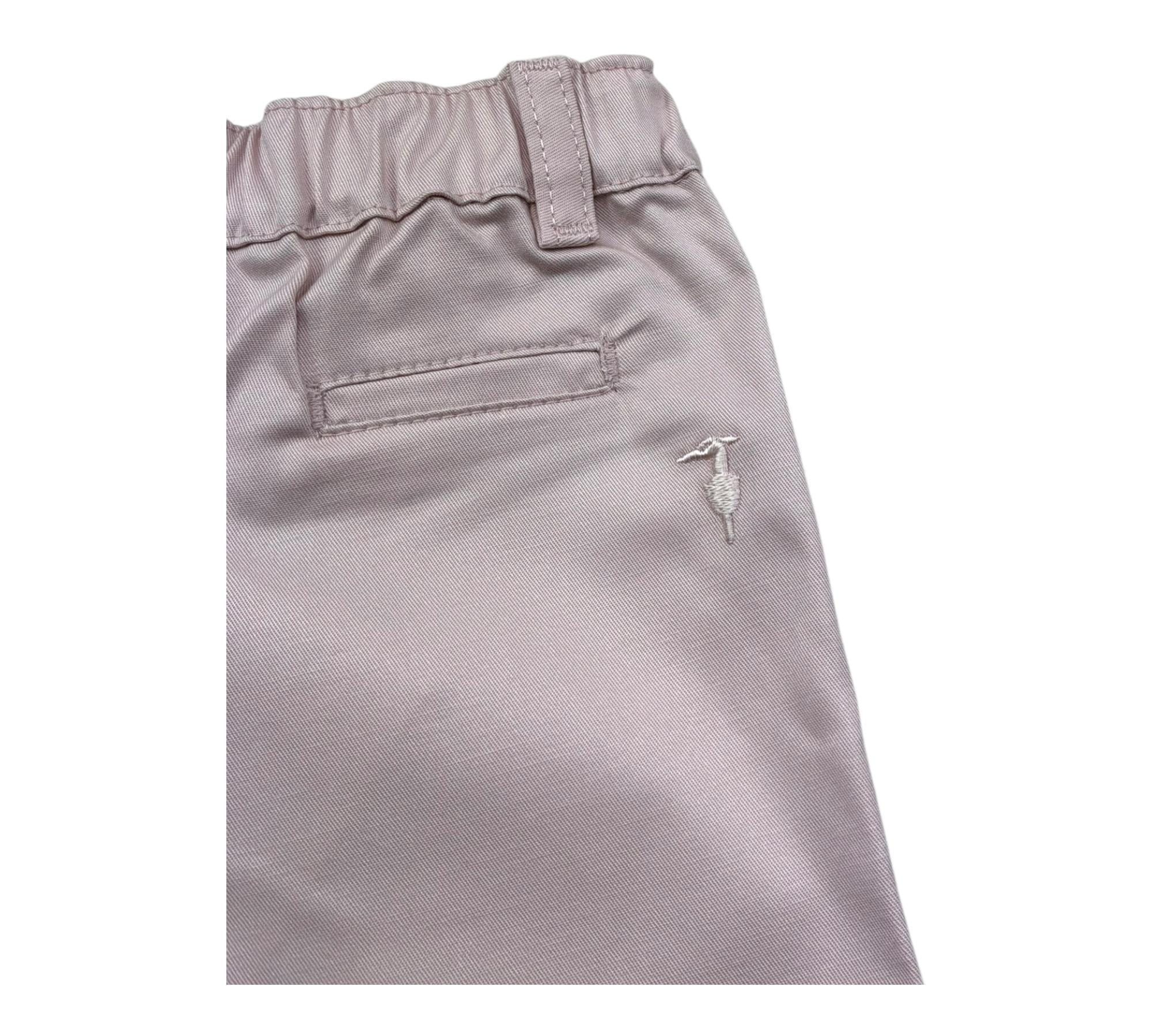 Trussardi Pantalone Tinta Unita con Elastico In Vita per Neonata TIP26135PA ROSA TRUSSARDI 