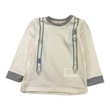 LE BEBE' shirt girocollo tinta unita con stampa Bianco per Neonato LBB5208 BIANCO LE BEBE' 