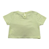 M+E' T-Shirt Tinta Unita con Applicazione Fiocco per Neonata UE1747NX GIALLO M+E' 