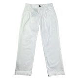 Paolo Pecora Pantalone Tinta Unita con Girovita Regolabile per Bambino PP4247 BIANCO PAOLO PECORA 