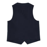 Emporio Armani Gilet Tinta Unita per Bambino EB000124 BLU EMPORIO ARMANI 