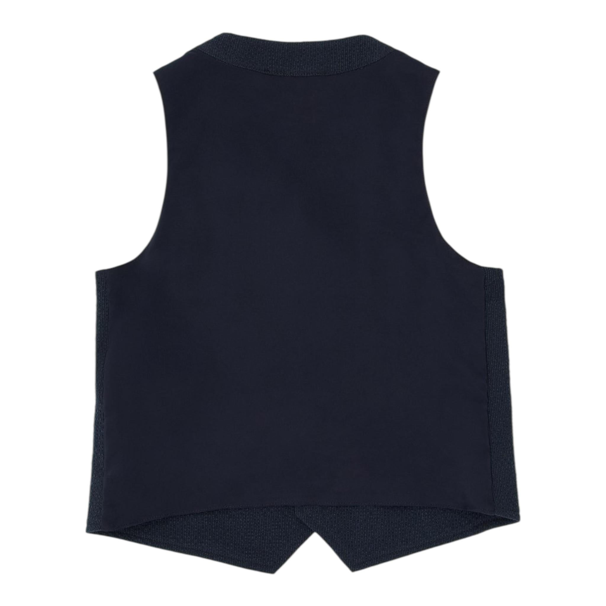 Emporio Armani Gilet Tinta Unita per Bambino EB000124 BLU EMPORIO ARMANI 