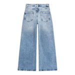 GUESS jeans tinta unita modello palazzo Azzurro per Bambina J4YA17D45E0 AZZURRO GUESS 