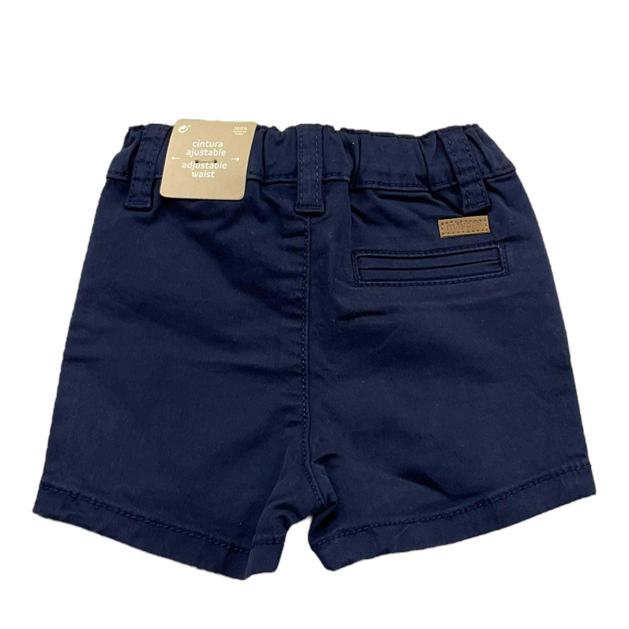 Mayoral Bermuda Tinta Unita con Girovita Regolabile per Neonato 201 BLU MAYORAL 