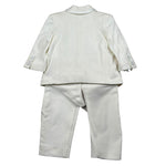 Petit Completo 4 Pezzi Giacca-Pantalone-Camicia-Papillon per Neonato S3415479L PANNA PETIT 