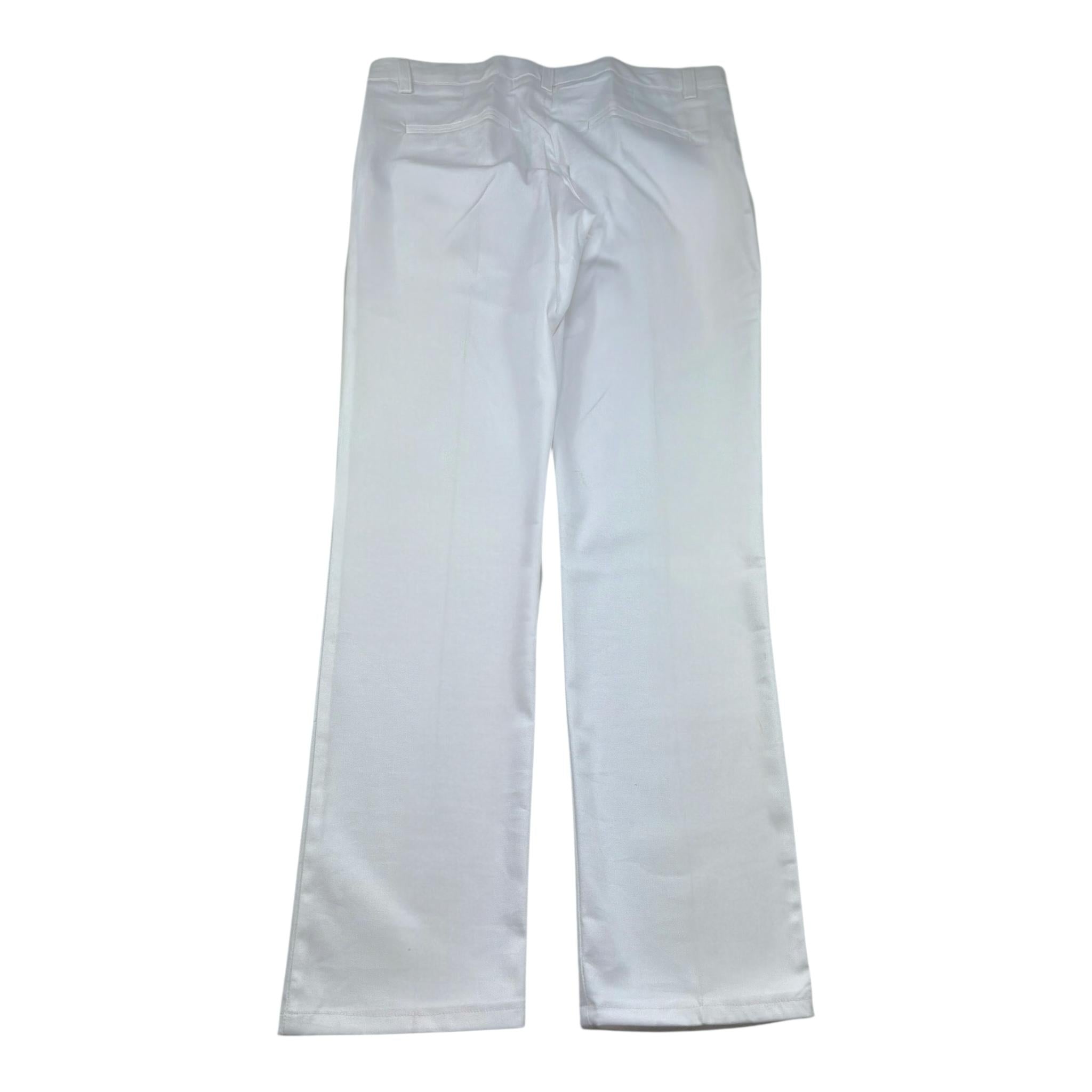 Manuel & Frank Pantalone Tinta Unita con Girovita Regolabile per Bambino JDNDK BIANCO MANUEL & FRANK 