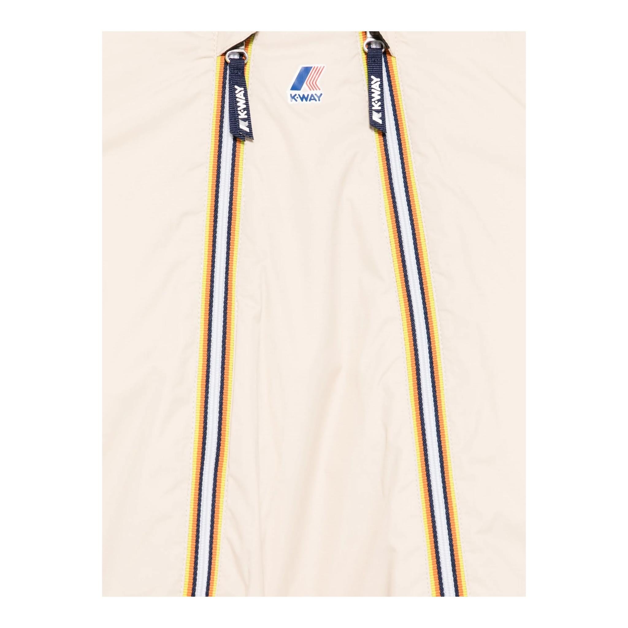 K-WAY eskimo tinta unita con cappuccio e zip Beige per Neonato K51218W BEIGE K-WAY 