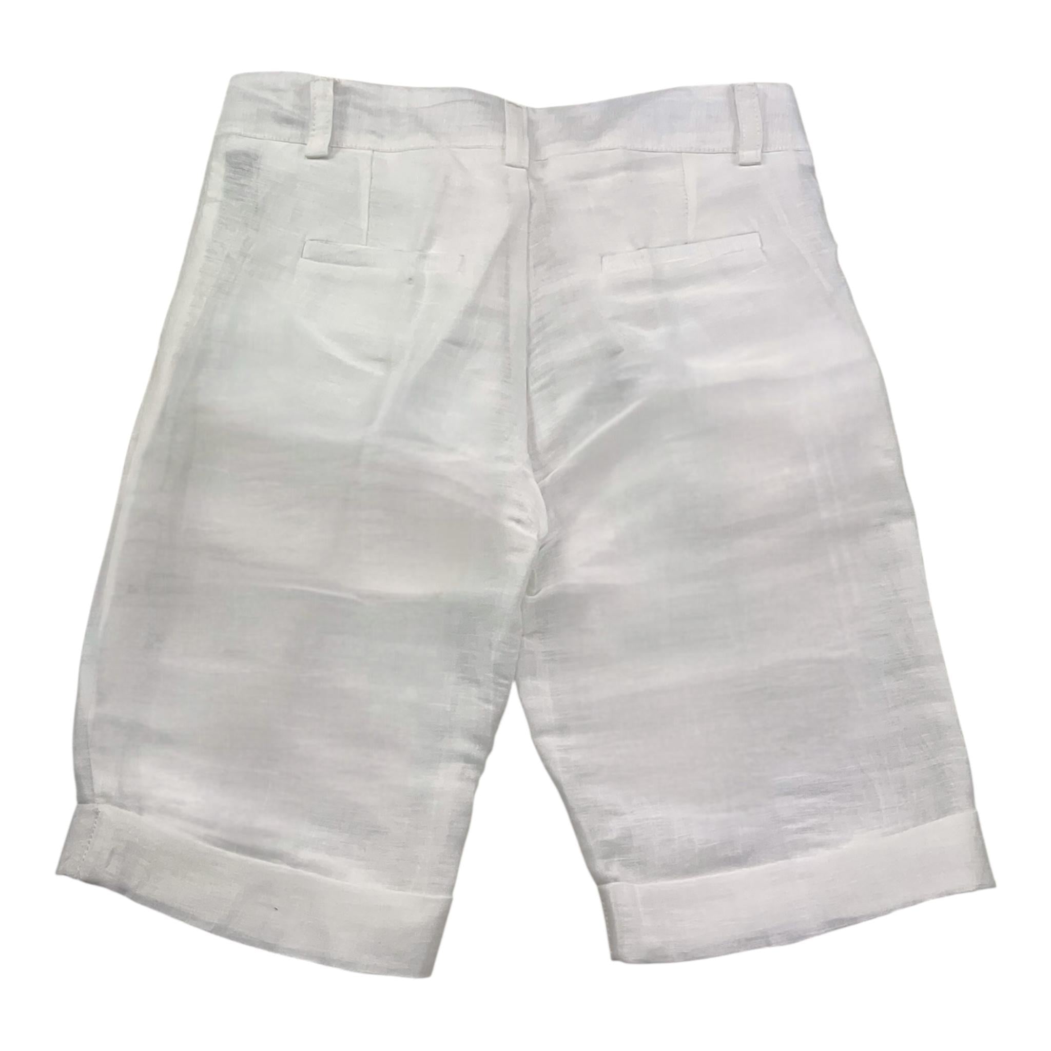 Emanuel Pris Bermuda Tinta Unita con Girovita Regolabile per Bambino EBM5110B BIANCO EMANUEL PRIS 