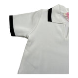 Vicolo Polo Mezza Manica Tinta Unita  per Bambina 3146W00303 PANNA VICOLO 