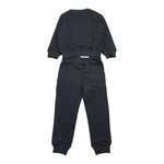 ZU+ELEMENTS completo 2pz felpa-pantalone Nero per Bambino ZU293X NERO ZU+ELEMENTS 