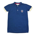 Trussardi Polo Mezza Manica Tinta Unita con Stampa per Bambino TBP26058PO BLU TRUSSARDI 