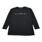 John Richmond Shirt Girocollo Tinta Unita con Stampa per Bambino RBP26021TS NERO JOHN RICHMOND 