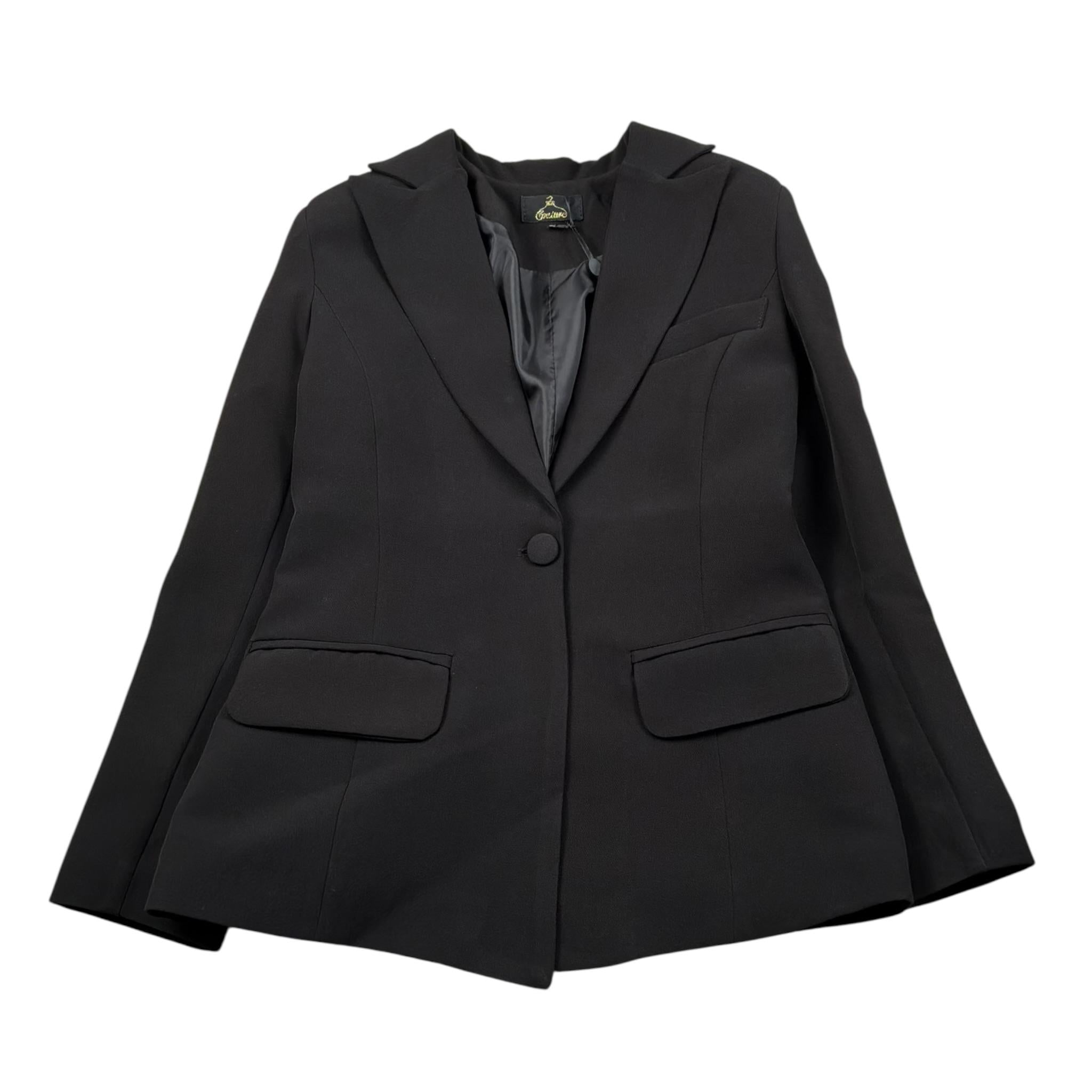 Fun & Fun Giacca Tinta Unita per Bambina FNCJJK16374 NERO FUN & FUN 