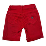 Guess Bermuda Tinta Unita con Girovita Regolabile per Neonato N1RD03WE620X ROSSO GUESS 