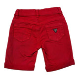 Guess Bermuda Tinta Unita con Girovita Regolabile per Neonato N1RD03WE620X ROSSO GUESS 