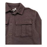 DUSTY COLOR camicia manica lunga tinta unita Marrone per Neonato DUXF4037OSN MARRONE DUSTY COLOR 