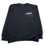 DIADORA felpa chiusa girocollo tinta unita con logo Nero per Bambina F4DIJGSW049X NERO DIADORA 