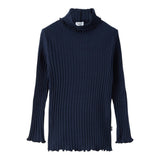 IL GUFO shirt tinta unita con collo alto Blu per Neonata A24TA061M7004N BLU IL GUFO 