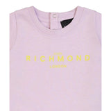 John Richmond Abito Tinta Unita con Stampa per Neonata RIP25005VEXX LILLA JOHN RICHMOND 