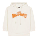 JOHN RICHMOND felpa con cappuccio tinta unita con stampa in contrasto Bianco per Bambino RBA24057FEX BIANCO JOHN RICHMOND 