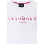 John Richmond T-Shirt Girocollo Tinta Unita con Stampa per Bambina RGP25002TSXXX BIANCO JOHN RICHMOND 