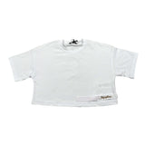Refrigiwear T-Shirt Girocollo Tinta Unita con Logo per Bambina 308TRFJS25 BIANCO REFRIGIWEAR 