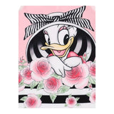 Monnalisa Abito Giromanica Tinta Unita con Stampa per Bambina 117928 ROSA MONNALISA 