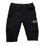 Daniele Alessandrini Pantalone Tinta Unita con Elastico In Vita per Neonato 1295P00262 NERO DANIELE ALESSANDRINI 