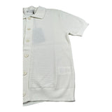 Paolo Pecora Camicia Mezza Manica Tinta Unita In Filo per Bambino PP42766 PANNA PAOLO PECORA 