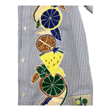 Scotch & Soda Camicia Mezza Manica Tinta Unita Con Fantasia A Righe Bianco Per Bambino
