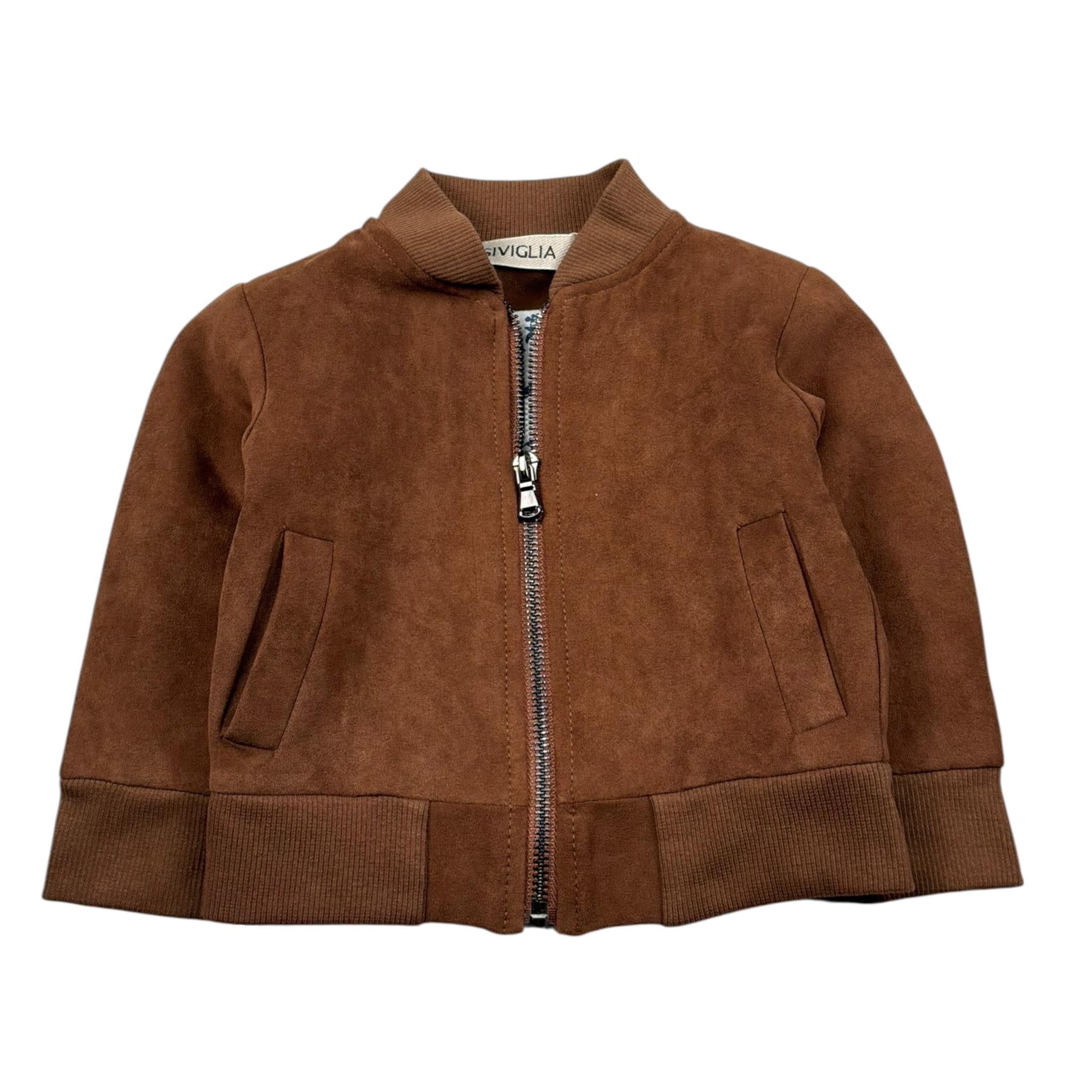 Siviglia Giubbino Tinta Unita con Zip per Neonato SVNJK17272 MARRONE SIVIGLIA 