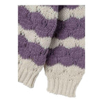 NAME IT maglia bicolore con fantasia a righe Panna/viola per Bambina 13233150 PANNA/VIOLA NAME IT 