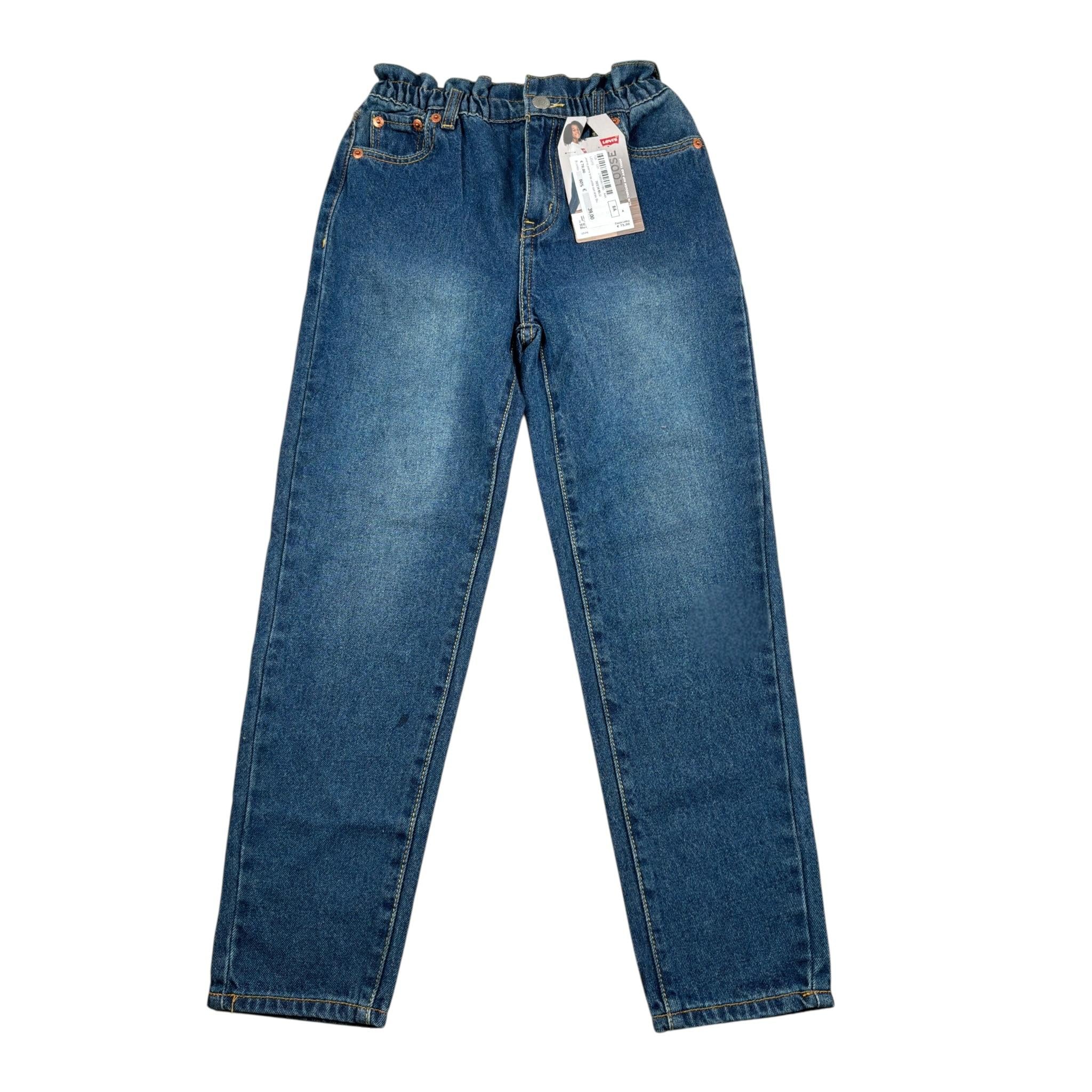 Levi'S Jeans tinta unita con Elastico I Vita Blu per Bambina 3EE361 BLU LEVI'S 
