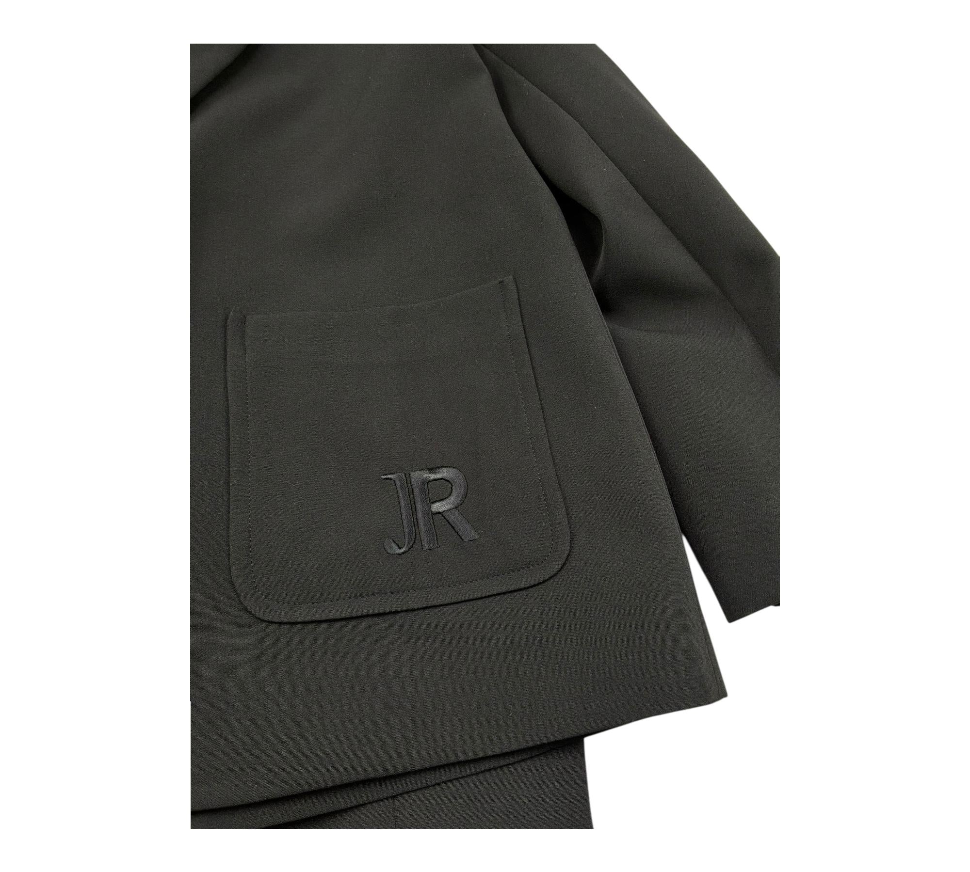 John Richmond Completo 2 Pezzi Giacca-Pantalone Tinta Unita per Bambina RGP26179JP NERO JOHN RICHMOND 