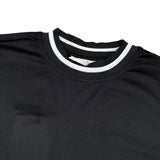 Yes London T-Shirt Girocollo Tinta Unita con Logo per Bambino JR2130X NERO YES LONDON 