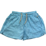 Saint Barth costume Tinta Unita con Elastico In Vita per Bambino JEAN AZZURRO SAINT BARTH 