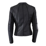 Yes Zee Giubbino Ecopelle Con Zip Tinta Unita Nero Per Bambina
