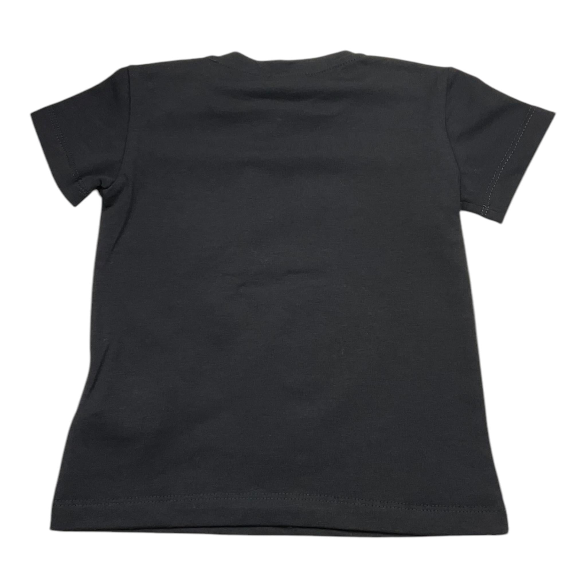 JOHN RICHMOND t-shirt tinta unita girocollo con stampa brillantini Nero per Neonata RGA24150TS NERO JOHN RICHMOND 
