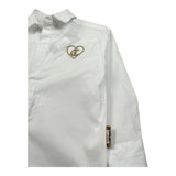 Just Cavalli Camicia Manica Lunga Tinta Unita con Ricamo per Bambina JGP26172CA BIANCO JUST CAVALLI 