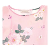 Monnalisa Camicia Modello Kimono Tinta Unita con Fantasia per Bambina 19C083 ROSA MONNALISA 