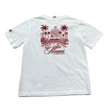 Saint Barth T-Shirt Girocollo Tinta Unita con Stampa per Bambino 00385L BIANCO SAINT BARTH 