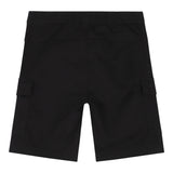 Calvin Klein Bermuda Tinta Unita con Elastico In Vita per Bambino IB0IB01608 NERO CALVIN KLEIN 