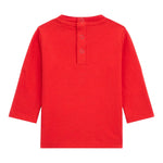 GUESS shirt girocollo tinta unita ocn logo Rosso per Neonato I4YI01K8HM4 ROSSO GUESS 