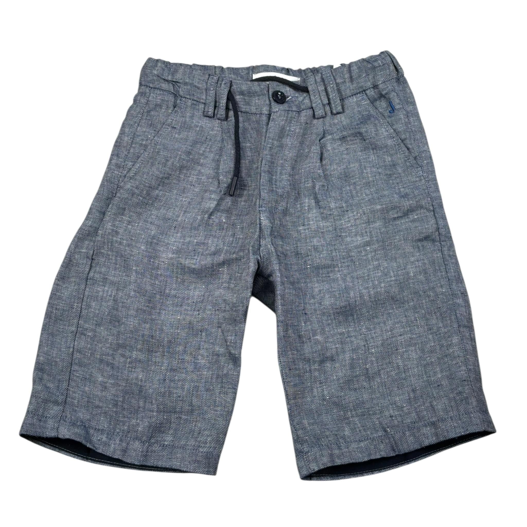 Jeckerson Bermuda Tinta Unita con Elastico In Vita per Bambino J3914 BLU JECKERSON 