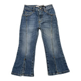 Gaelle Jeans Tinta Unita Modello Zampa Blu Per Bambina
