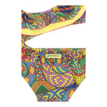 4Giveness Costume Intero Tinta Unita con Fantasia per Neonata 125NBWIN5114 MULTICOLOR 4GIVENESS 