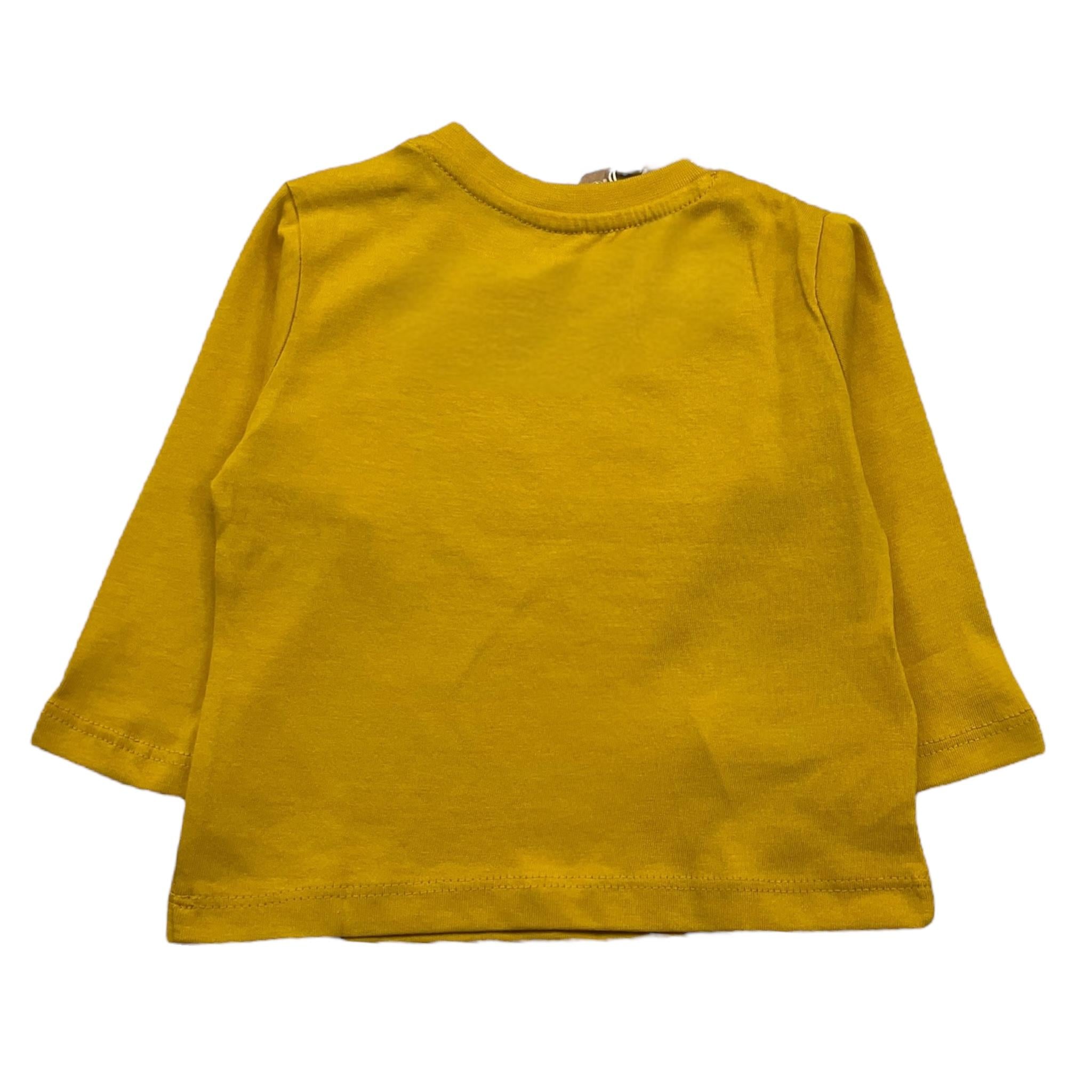 MAYORAL shrit girocollo tinta unita con stampa in contrasto Giallo per Neonato 108NXX GIALLO MAYORAL 